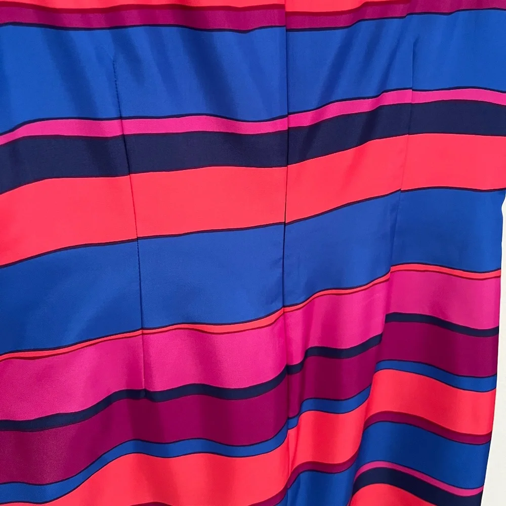 TALBOTS NWT Ladies Sleeveless Striped Dress, SZ10 - Picture 7 of 9